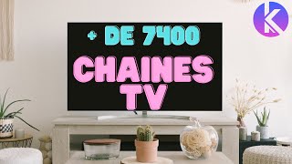 Regarder  de 7400 CHAINES TV Gratuites Légalement liens de secours [upl. by Sudoeht]