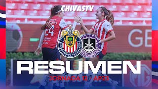 RESUMEN Y GOLES  CHIVAS FEMENIL VS MAZATLÁN  JORNADA 12  APERTURA 2023 [upl. by Lucille]