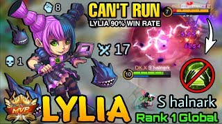 Lylia 90 Win Rate Totally Dominate the Game  Top 1 Global Lylia S halnark  Mobile Legends [upl. by Rebekkah]