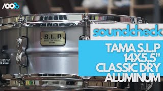 Tama SLP 14X55quot Classic Dry Aluminium  100 Batera Drum Shop [upl. by Eilata]