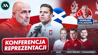 SZKOCJA  POLSKA PROBIERZ I BEDNAREK NA KONFERENCJI REPREZENTACJI W GLASGOW [upl. by Gnilrad]