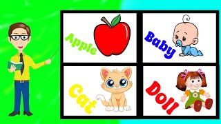 quotA is for Apple a a Apple B is for Baby b b Babyquot The ABC Phonic Song  Toddler Learning Video [upl. by Nnylasor868]