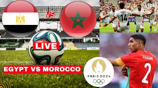 Egypt vs Morocco Live Stream Olympics Games Bronze Medal Football Match Score Highlights Vivo Direct [upl. by Pinebrook471]