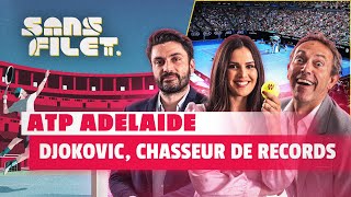 🎾 ATP Adélaïde  Novak Djokovic chasseur de records  Tennis [upl. by Carn]