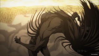 Ymir Founding Titan Transformation Attack On Titan Episode 80 [upl. by Cardon211]