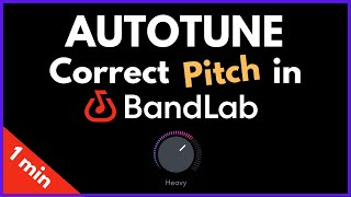 BandLab Autotune  How to use mobile [upl. by Adamski]