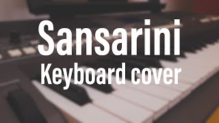 Sansarini Sinhala song Yasas Medagedara Keyboard Cover [upl. by Idola413]