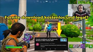 Fortnite kostenlos downloaden Hier Fortnite herunterladen und sicher und kostenlos installieren [upl. by Ehrsam]