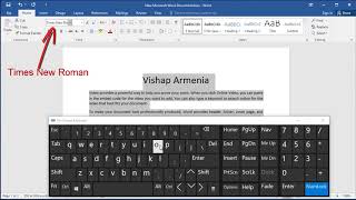 How to Change Font to Times New Roman 12 point in Word [upl. by Adnoyek630]