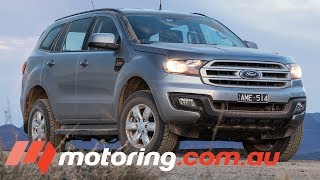 2017 Large 4WD SUV Comparison  Ford Everest  motoringcomau [upl. by Ahsenav105]