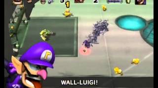 Mario Strikers Charged Football Wario vs Waluigi CPU lv 5 [upl. by Airamas245]