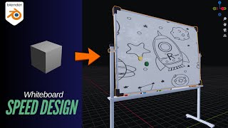 Whiteboard Modeling Texturing amp Animating in Blender [upl. by Lsil607]