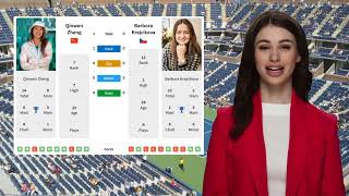 ZHENG VS KREJCIKOVA PREDICTION H2H  WTA FINALS SEMIFINALS TENNIS PREDICTIONS TODAY [upl. by Asehr683]