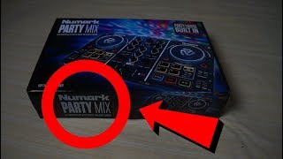 NUMARK PARTY MIX DJ CONTROLLER UNBOXING [upl. by Ardnovahs]