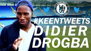 Didier Drogba Reacts To Tweets From Chelsea Fans 😱  Keen Tweets [upl. by Eluk]