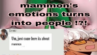 Obey me text mammons emotions turns into people [upl. by Rakso]