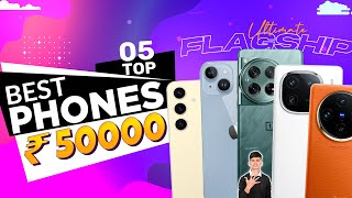 Top 5 Best Phone Under 50000 in May 2024  Best Flagship Smartphone Under 50000 in INDIA  SALE 2024 [upl. by Dazhehs]