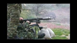 MG3 machine gun firing [upl. by Ramedlab]