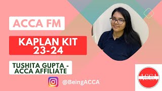 ACCA FM  GTK Inc  SECTION C  KAPLAN KIT [upl. by Adnwahsat]