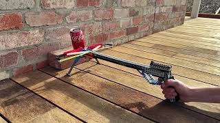 Powerful Lego Crossbow vs Coke Cans [upl. by Layne]