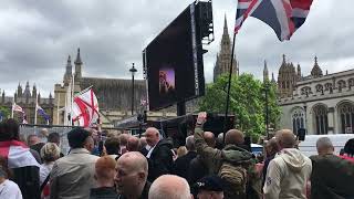 Laurence Fox at Free Speech Rally Parliament Square London 162024 [upl. by Ellertal]