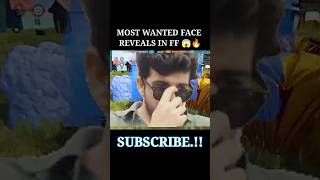 MOST WANTED FACE REVEALS IN FREEFIRE 😱🔥  FREEFIRE FACTS freefiretopfacts​ freefire​ maheshff​ [upl. by Anaejer507]