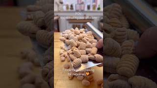 Orange Cavatelli making… pasta shorts [upl. by Ilka]