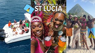 EVERYTHING YOU NEED TO KNOW amp DO IN ST LUCIA  CARNIVAL EXCURSIONS NIGHT LIFE amp MORE  TRAVEL VLOG [upl. by Euqinad306]