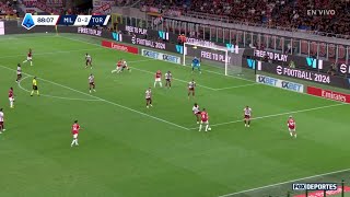 🤩😍 GOL DE ÁLVARO MORATA  AC Milan 12 Torino FC  SerieAenFOX [upl. by Alad451]