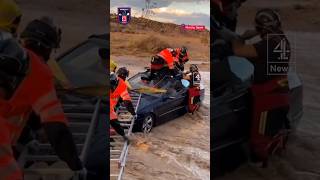 Dramatic rescue from floods in Spain [upl. by Novaj]