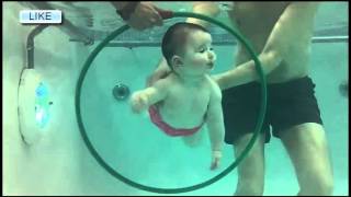 NATACION PARA BEBES de 1 a 6 meses [upl. by Kotick]