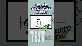 TEST 52🔵 notación musical y composicion aprender escritura con shorts de musica [upl. by Heinrik]