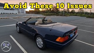 Avoid These Issues R129 SLClass Mercedes Top 10 [upl. by Hsirrap]