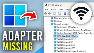 Fix Wireless Adapter Missing In Windows 11 amp 10  Full Guide [upl. by Cheffetz]