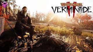 Warhammer Vermintide 2 Wood Elf Waystalker Gameplay  Against the Grain Walkthrough [upl. by Aleet]