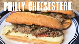 Philly Cheesesteak at Home Recipe [upl. by Adlig]