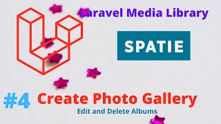 Spatie Laravel Media Library  Create Photo Gallery 4 Edit and Delete Albums [upl. by Oiramel936]