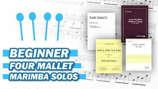 Best Four Mallet Marimba Solos for Beginners [upl. by Lilybel]