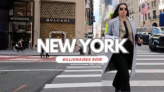 New York Citys Glamorous Billionaires Row 💰 A Silent Walking Experience 🤑 [upl. by Irahs]