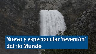 Nuevo y espectacular reventón del río Mundo en Albacete [upl. by Barboza]