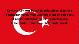 Hymne national de la Turquie [upl. by Yentihw]