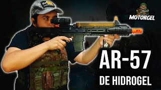 AR57 de hidrogel  Review unboxing prueba Gel blasters [upl. by Ynavoj]