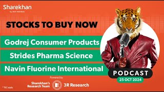 Stocks To Buy Now  GodrejConsumerProducts Ltd amp StridesPharmaScience Ltd  25th Oct 2024 [upl. by Waddle260]