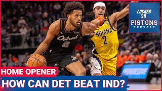 GAME PREVIEW Can Detroit Pistons Minimize Turnovers vs Pacers [upl. by Lorola]