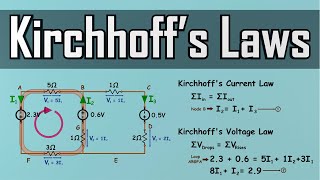 Kirchhoffs Laws  How to Solve a KCL amp KVL Problem  Circuit Analysis [upl. by Khalid414]