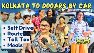 KOLKATA to DOOARS by CAR  Route Details  Road Conditions  Meals  Stay Midway  Part 2 [upl. by Goetz992]