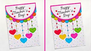 DIY Teachers day card  Handmade Teachers day Gift card making idea  Special Teachers day card [upl. by Okemak]