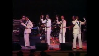 The Drifters quotUnder The Boardwalkquot Live  1990 [upl. by Aihcila]