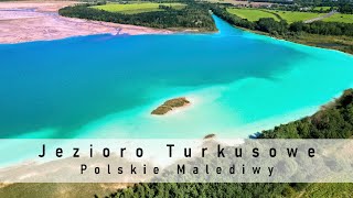 Polskie Malediwy  Jezioro Turkusowe koło Konina  4K best drone cinematic movie [upl. by Enyawed]