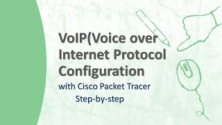 VoIP Configuration on Cisco Packet Tracer  Stepbystep guide✨ [upl. by Linders]